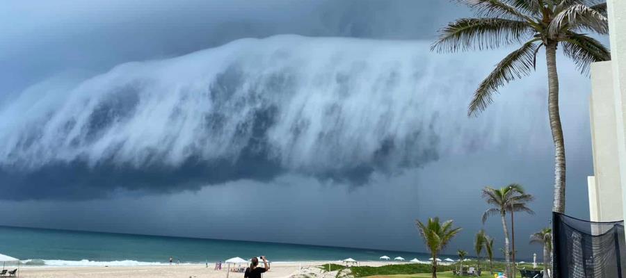 [VIDEO]  Se registra “nube cinturón” en Tamaulipas