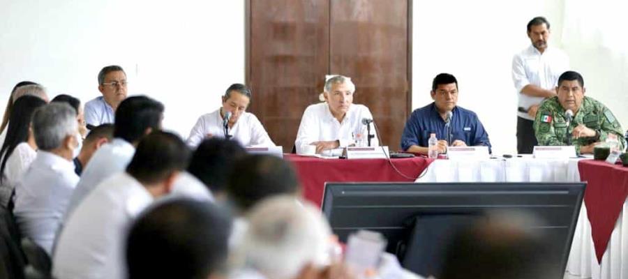 Encabeza Adán Augusto reunión de evaluación del Tren Maya en Q. Roo