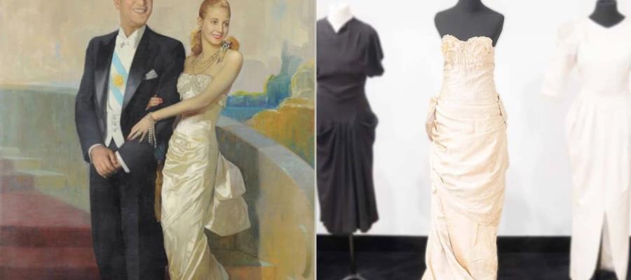 Subastan vestidos de ex primera dama de Argentina, Eva Perón