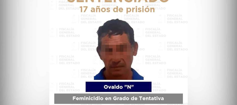Condenan a más de 17 años de prisión a hombre por feminicidio en Cárdenas