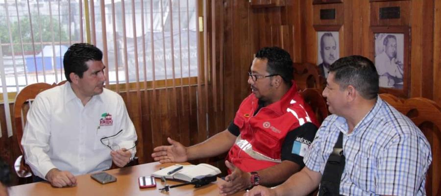 Reporta alcalde de Jalapa que en desazolve de drenes han encontrado muebles, llantas y electrodomésticos