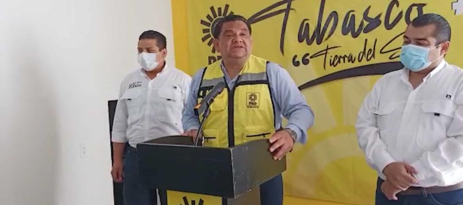 Merino está ocupado en llevar aplaudidores a eventos de Adán Augusto: PRD