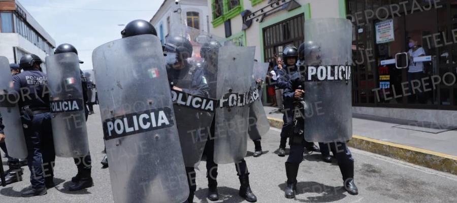 Condena PRD en el Congreso actuación de SSPC en manifestación de maestros