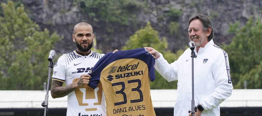 Pumas presenta a Dani Alves: “quiero transformar la vida de los jóvenes”