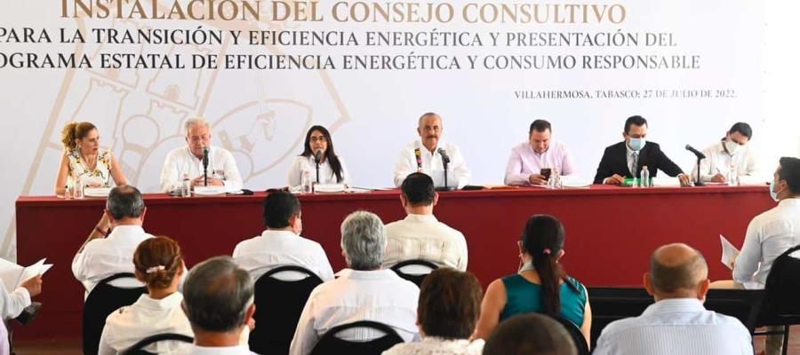 Presentan en Tabasco el Programa Estatal de Eficiencia Energética y Consumo Responsable