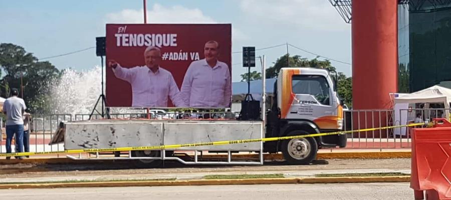 PRI critica carrito promocional de Adán Augusto en Festival del Queso