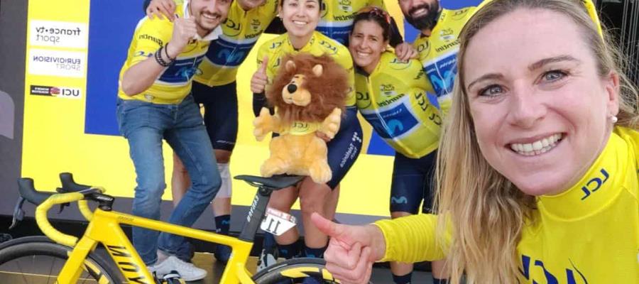 Ciclista de 39 años domina por completo el Tour de Francia Femenil