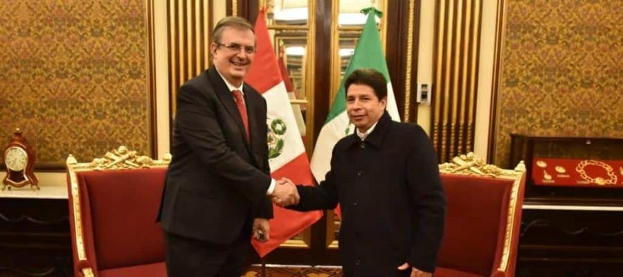 Marcelo Ebrard visita Perú y se reúne con el presidente Pedro Castillo Marcelo Ebrard visita Perú y se reúne con el presidente Pedro Castillo