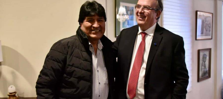 Anuncia Marcelo Ebrard visita de Evo Morales a México en septiembre