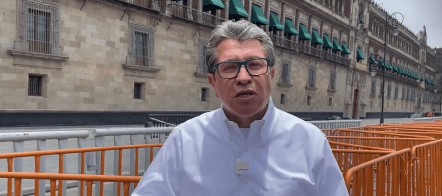 Desde Palacio Nacional, Monreal asegura que luchará por suceder a AMLO sin temor Desde Palacio Nacional, Monreal asegura que luchará por suceder a AMLO sin temor