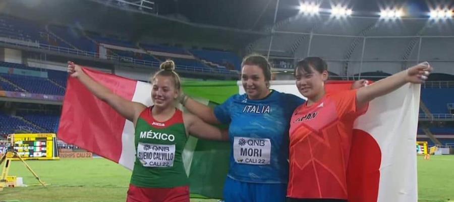 Paola Bueno gana segunda medalla para México en el Mundial Sub-20