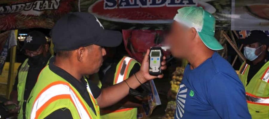 Sanciona PEC a 39 conductores por manejar en estado de ebriedad… en una sola noche