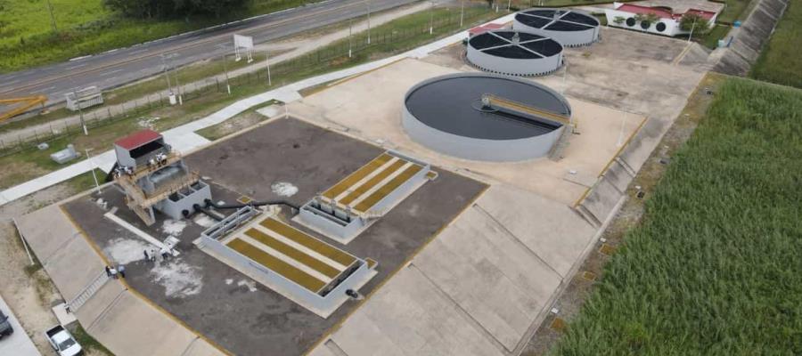 Entra en operación megaplanta, saneará el 74% de aguas residuales en Villahermosa Entra en operación megaplanta, saneará el 74% de aguas residuales en Villahermosa