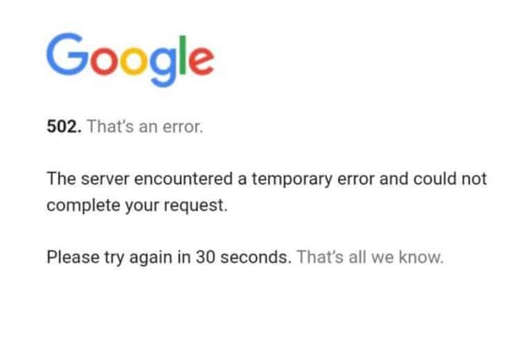 Se cae el buscador Google y afecta a miles de usuarios