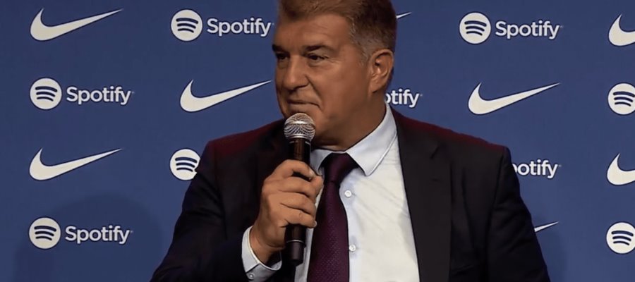 Asegura Laporta que dejará de hablar de Messi