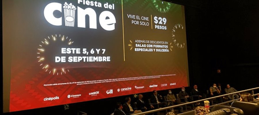 México celebrará la “Fiesta del Cine” con entradas a sólo 29 pesos durante tres días