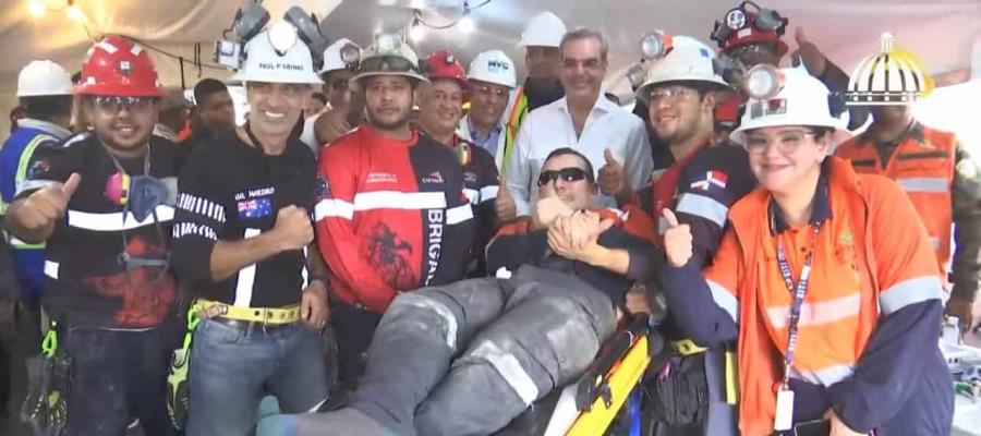 Tras 10 días atrapados, rescatan a Mineros en República Dominicana