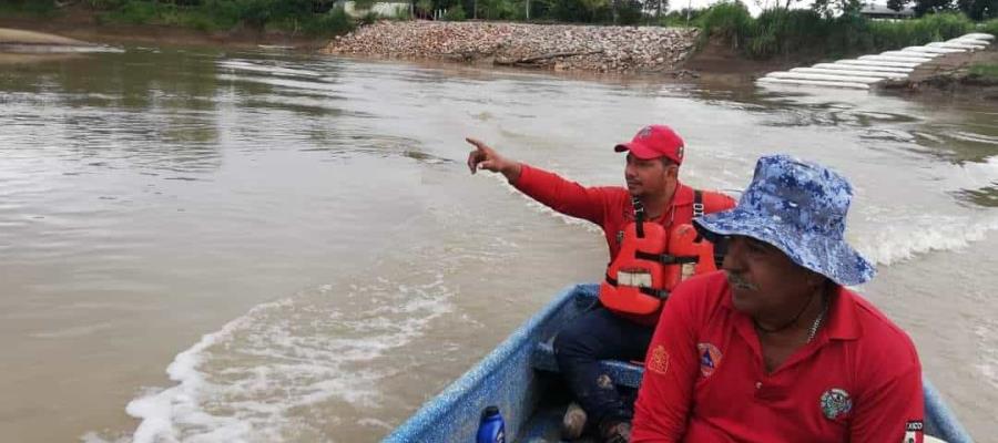 Agua turbia e incremento en La Sierra dificultan búsqueda de joven ahogado en Jalapa