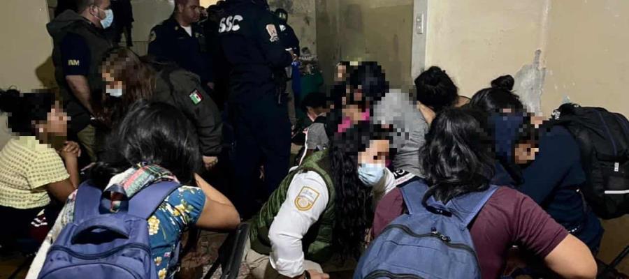 Rescata INM a 22 migrantes secuestrados en la CDMX