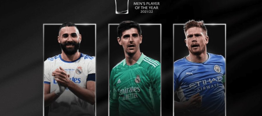 Benzema, Courtois y De Bruyne, nominados al Jugador del Año de la UEFA