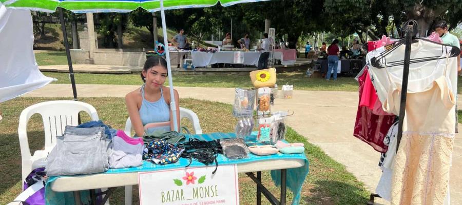 Jóvenes tabasqueños impulsan economía local con “Expo” en el Parque La Choca