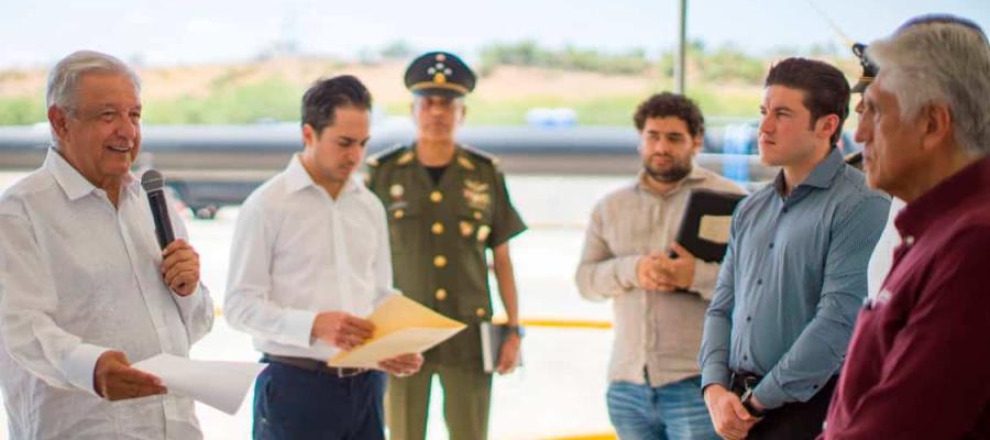 Trajo AMLO acueducto para NL y lluvias, celebra Samuel García Trajo AMLO acueducto para NL y lluvias, celebra Samuel García