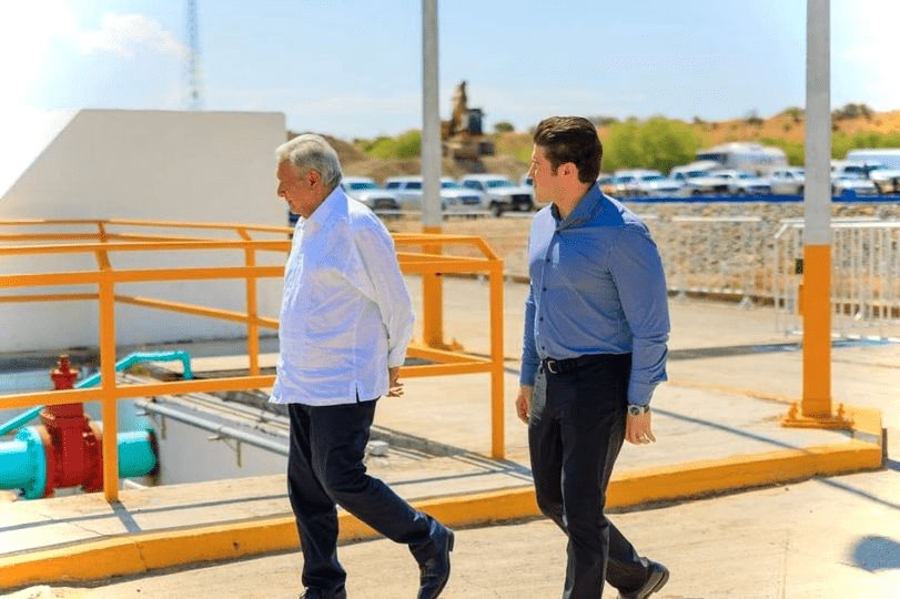 Recorre AMLO presa ‘El Cuchillo’ en NL; alistan construcción de segundo acueducto Recorre AMLO presa ‘El Cuchillo’ en NL; alistan construcción de segundo acueducto