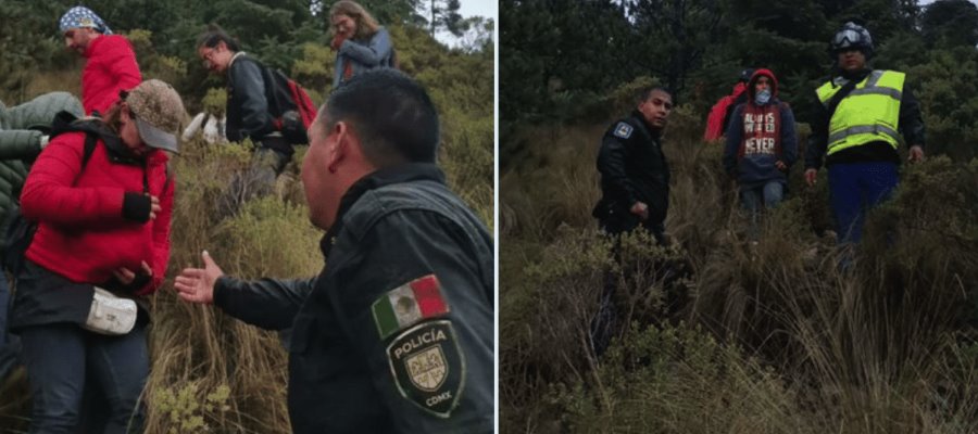 “Estamos perdidos”: Rescatan a 14 personas en el Pico del Águila en la CDMX