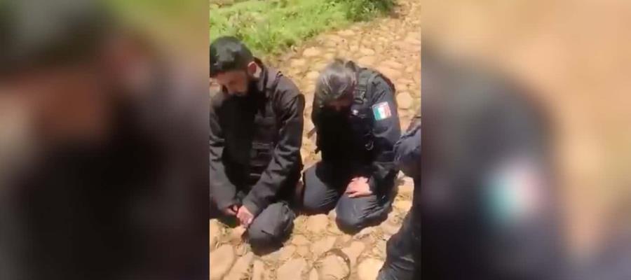 Someten a 4 policías en Jalisco; revelan supuesta protección al CJNG