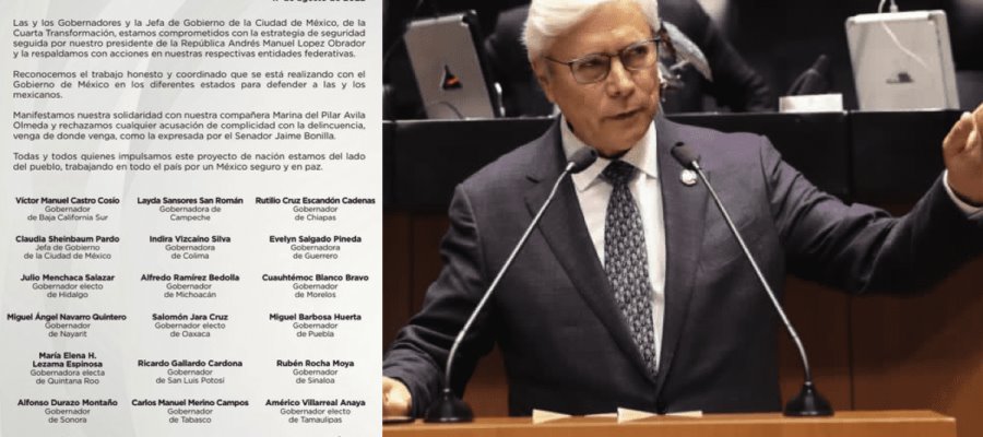 Condena Morena acusaciones de Jaime Bonilla sobre supuesto pacto con la delincuencia en BC