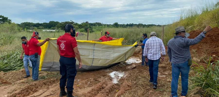 Concluyen los trabajos por fuga de gas cloro en Emiliano Zapata