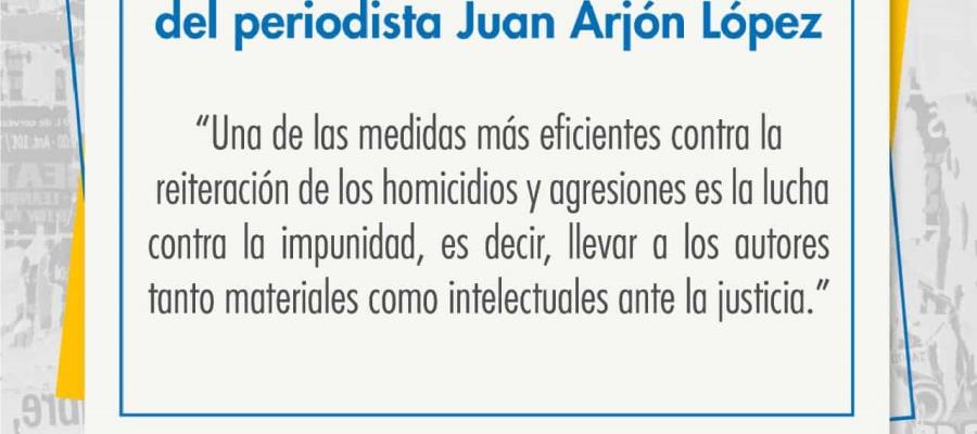 Condena ONU asesinato del periodista Juan Arjón López en Sonora