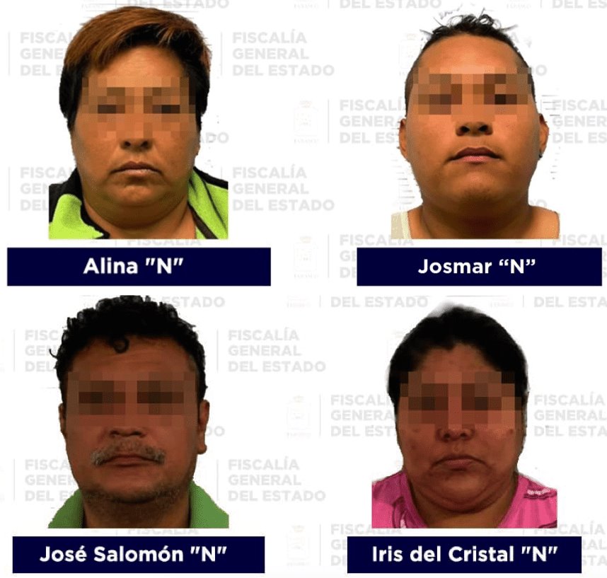 Detiene FGE a 4, por secuestro de menor que falleció en cautiverio en 2020