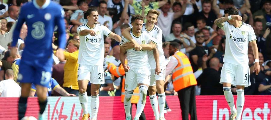 Leeds United golea 3-0 al Chelsea