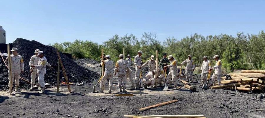 Ajustan 19 días derrumbe en la mina El Pinabete, en Coahuila
