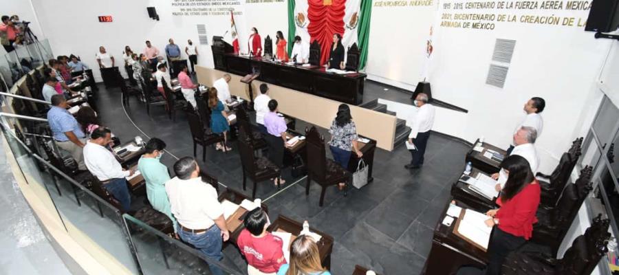 Diputados de Tabasco modifican la integración de tres comisiones