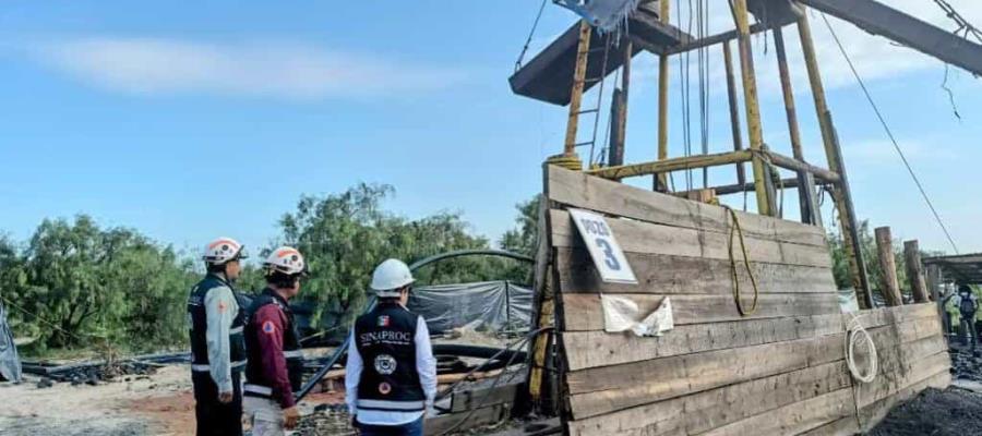 Asegura Protección Civil que ya hay solución base para rescate de mineros