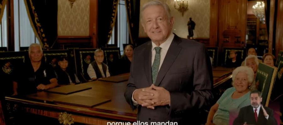 Publica Obrador primer mensaje previo a su Cuarto Informe de Gobierno