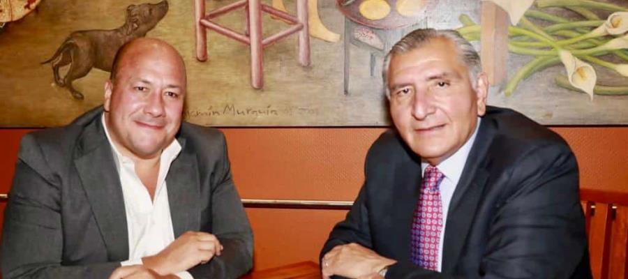 Adán Augusto se reúne con Enrique Alfaro en CDMX