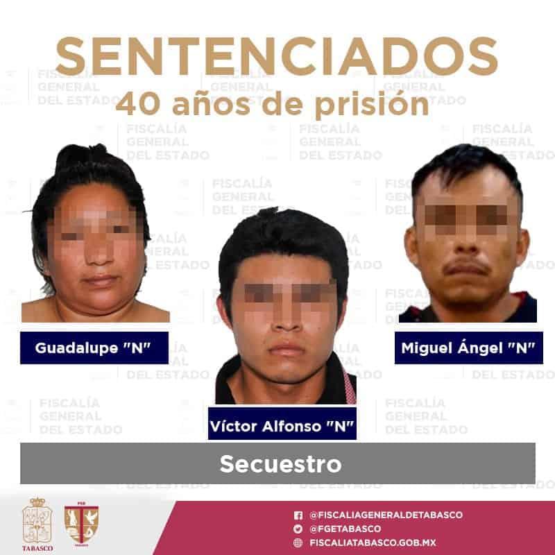 Secuestradores acumulan más de 200 años en sentencias de prisión por distintos casos