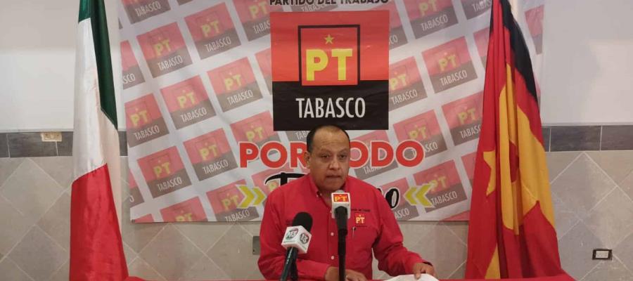 PT Tabasco apoyará a Noroña como presidenciable; no influirá el paisanaje, afirma
