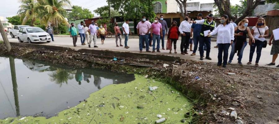 Supervisa Yolanda Osuna avance del programa de limpieza de canales y drenes