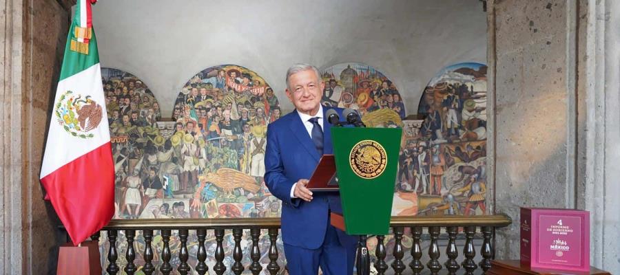 Poseo más aplomo y serenidad que antes, asegura AMLO en 4to Informe