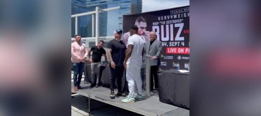 Andy Ruiz se prepara para enfrentar a Luis Ortiz