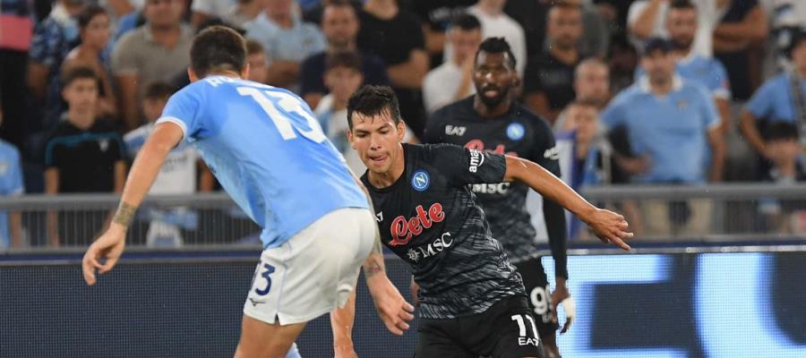 Sufre ‘Chucky’ Lozano duro golpe en la cabeza; salió de cambio en el partido Lazio vs Napoli Sufre ‘Chucky’ Lozano duro golpe en la cabeza; salió de cambio en el partido Lazio vs Napoli