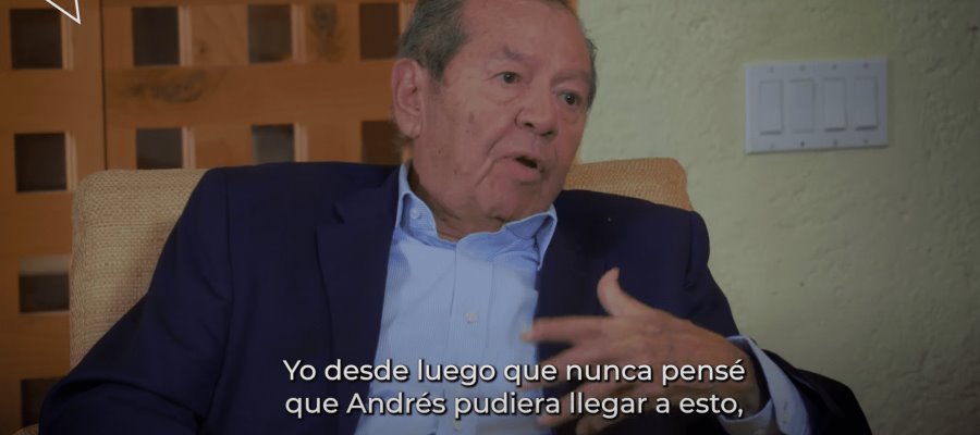 Asegura Muñoz Ledo que AMLO quiere ser el poder tras el trono