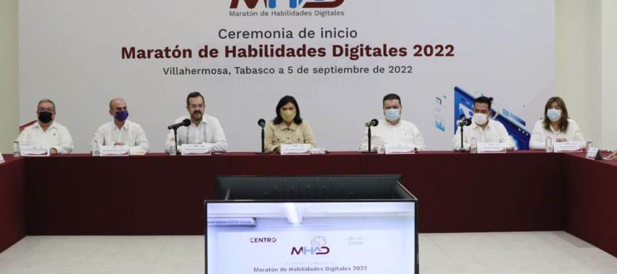 Inauguran Maratón de Habilidades Digitales 2022 en Centro