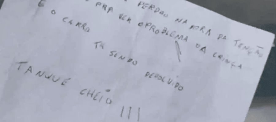 Ladrones en Brasil devuelven auto robado y ofrecen disculpas