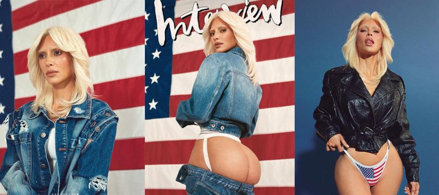 De impacto, Kim Kardashian se vuelve rubia y muestra el trasero en portada de revista