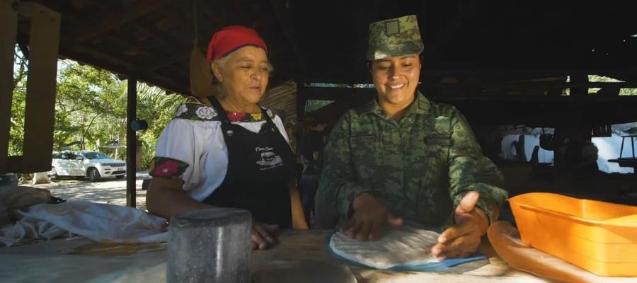 Presenta Ejército y Fuerza Aérea Mexicana cortometraje “Nuestras raíces”, los tesoros de Tabasco